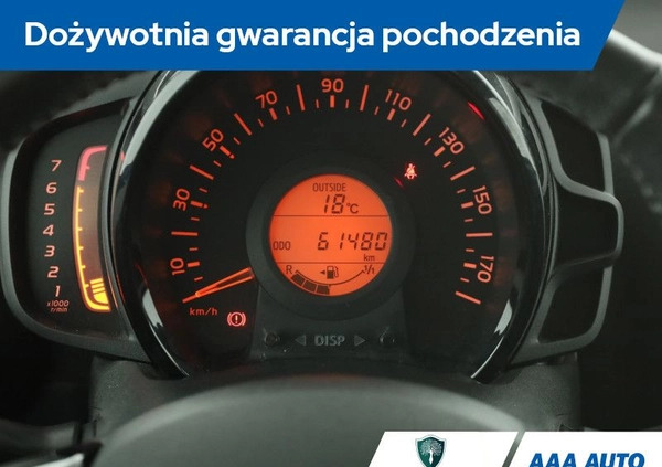 Toyota Aygo cena 37000 przebieg: 61479, rok produkcji 2016 z Skawina małe 211